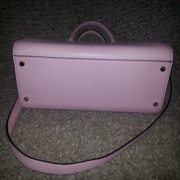 KATE SPADE New York-AVALON PLACE NATALA-ROSEFROST Pebbled Leather Tote w/Strap-N - Picture 5 of 8